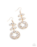 Paparazzi "Polished Pattern" Gold Earrings Paparazzi Jewelry