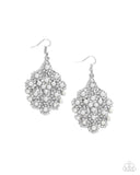 Paparazzi "Nautical Netting" White Earrings Paparazzi Jewelry