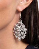 Paparazzi "Nautical Netting" White Earrings Paparazzi Jewelry