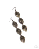 Paparazzi "Rustic Range" Brass Earrings Paparazzi Jewelry