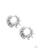 Paparazzi "Corkscrew Chic" Silver Post Earrings Paparazzi Jewelry