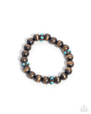 Paparazzi "Stony Spotlight" Brass Men's Urban Bracelet Unisex Paparazzi Jewelry