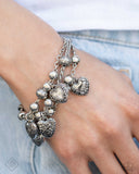 Paparazzi "Romantic Relationship" Silver Fashion Fix Bracelet Paparazzi Jewelry