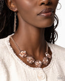 Paparazzi "Refreshing Roses" Rose Gold Necklace & Earring Set Paparazzi Jewelry