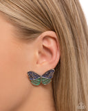 Paparazzi "Aerial Appreciation" Blue Post Earrings Paparazzi Jewelry