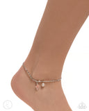 Paparazzi "Coastal Character" Orange Anklet Bracelet Paparazzi Jewelry