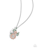 Paparazzi "Botanical Bunch" Orange Necklace & Earring Set Paparazzi Jewelry