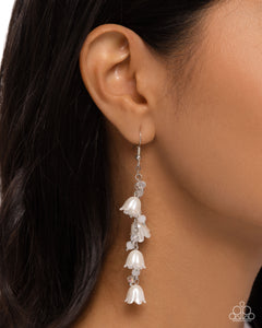 Paparazzi "Snow Drops" White Earrings Paparazzi Jewelry