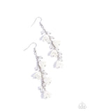 Paparazzi "Snow Drops" White Earrings Paparazzi Jewelry