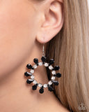 Paparazzi "Wreathed Wish" Black Earrings Paparazzi Jewelry