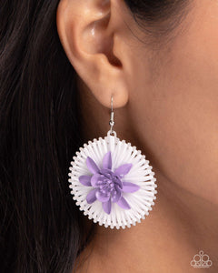 Paparazzi "Dancing Daydream" Purple Earrings Paparazzi Jewelry