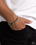 Paparazzi "Marbled Mecca" Green Men's Urban Bracelet Unisex Paparazzi Jewelry