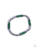 Paparazzi "Marbled Mecca" Green Men's Urban Bracelet Unisex Paparazzi Jewelry