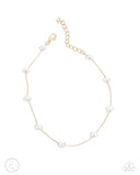 Paparazzi "Charming Court" Gold Anklet Bracelet Paparazzi Jewelry