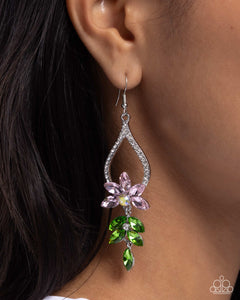 Paparazzi "Floral Fuss" Pink Earrings Paparazzi Jewelry