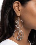 Paparazzi "Admittedly Aerial" White Earrings Paparazzi Jewelry