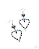 Paparazzi "Parallel Passion" Black Earrings Paparazzi Jewelry