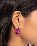 Paparazzi "Memorable Love" Pink Post Earrings Paparazzi Jewelry