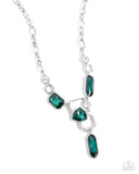 Paparazzi "Artistic Elegance" Green Necklace & Earring Set Paparazzi Jewelry