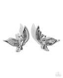 Paparazzi "Bird of PLAY" Silver Post Earrings Paparazzi Jewelry