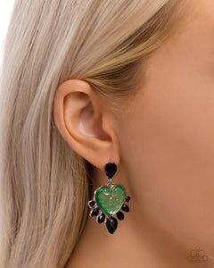 Paparazzi "Resort Radiance" Green Post Earrings Paparazzi Jewelry