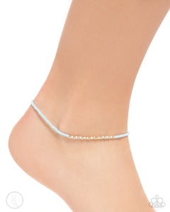 Paparazzi "Basic Brightness" Gold Anklet Bracelet Paparazzi Jewelry