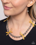 Paparazzi "Elegant Event" Yellow Necklace & Earring Set Paparazzi Jewelry