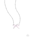 Paparazzi "Bridesmaid Bow" Pink Necklace & Earring Set Paparazzi Jewelry