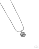 Paparazzi "Wave Warrior" Silver Mens Urban Necklace Unisex Paparazzi Jewelry