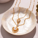 Paparazzi "Abstract Affection" Gold Necklace & Earring Set Paparazzi Jewelry