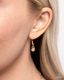 Paparazzi "Abstract Affection" Gold Necklace & Earring Set Paparazzi Jewelry