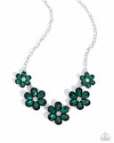 Paparazzi "Whimsical Way" Green Necklace & Earring Set Paparazzi Jewelry