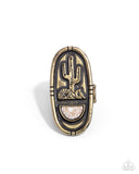 Paparazzi "Southwestern Sketch" Brass Ring Paparazzi Jewelry