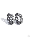 Paparazzi "Geometric Glimpse" Black Post Earrings Paparazzi Jewelry