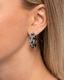 Paparazzi "Geometric Glimpse" Black Post Earrings Paparazzi Jewelry