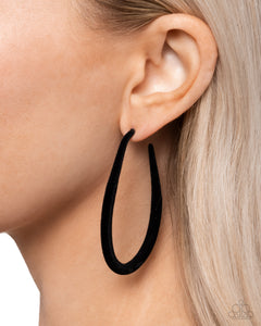 Paparazzi "The Right Angle" Black Post Earrings Paparazzi Jewelry