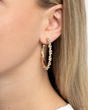 Paparazzi "Divine Decoding" Gold Post Earrings Paparazzi Jewelry