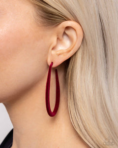 Paparazzi "The Right Angle" Red Post Earrings Paparazzi Jewelry