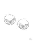 Paparazzi "Aerial Alias" Silver Post Earrings Paparazzi Jewelry