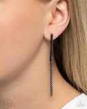 Paparazzi "Trenchant Tease" Black Post Earrings Paparazzi Jewelry