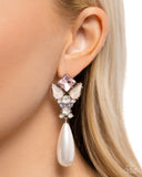 Paparazzi "Pearly Promenade" Multi Post Earrings Paparazzi Jewelry