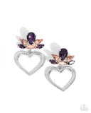 Paparazzi "Pushing Perfection" Purple Post Earrings Paparazzi Jewelry