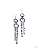 Paparazzi "Chic Crowd" Blue Earrings Paparazzi Jewelry