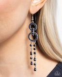 Paparazzi "Chic Crowd" Blue Earrings Paparazzi Jewelry