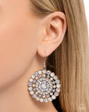 Paparazzi "Wreathed Wonderland" Blue Earrings Paparazzi Jewelry