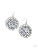 Paparazzi "Wreathed Wonderland" Blue Earrings Paparazzi Jewelry