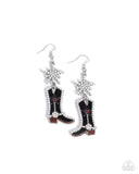 Paparazzi "Compelling Cowboy" Black Earrings Paparazzi Jewelry