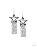 Paparazzi "Sunset Superstar" Black Earrings Paparazzi Jewelry