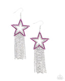 Paparazzi "Sunset Superstar" Pink Earrings Paparazzi Jewelry