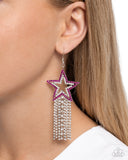 Paparazzi "Sunset Superstar" Pink Earrings Paparazzi Jewelry